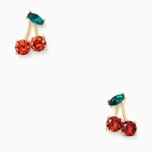 Kate Spade New York Ma Cherie Cherry Crystal Stud Earrings